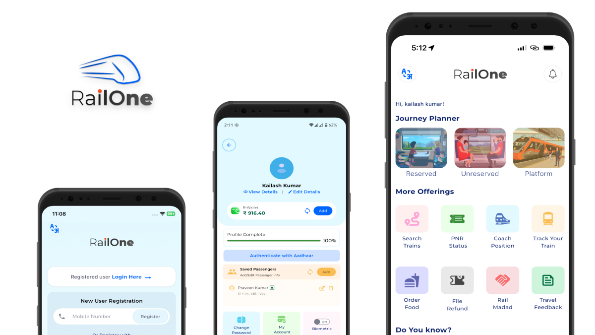 RailOne App Download
